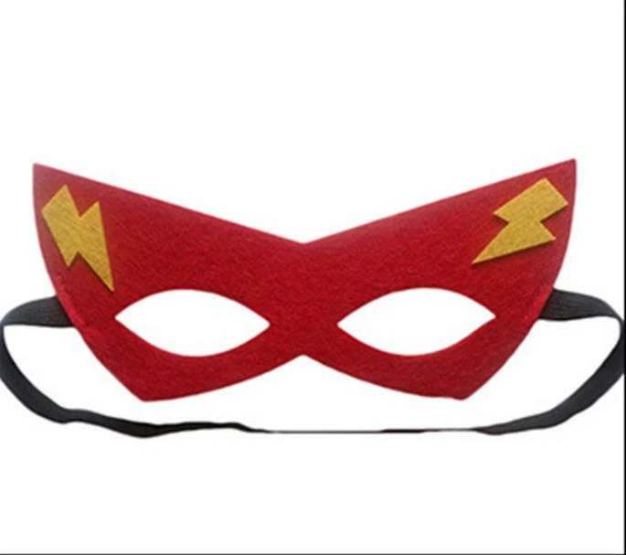 Super Hero Face Eye Mask Batman Superman Sipderman Flash Halloween Costume - Image 4 of 4