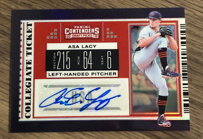 2019 Elite Extra Edition USA National Team Tickets Signature Red Asa Lacy /150