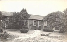 Montague Michigan RPPC Diamond J Cabin at Jack & Jill Ranch 1940s