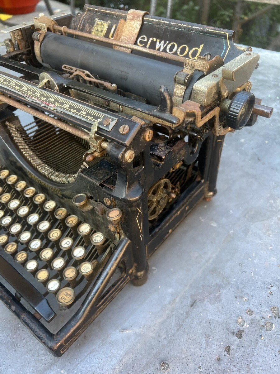 実働品　UNDERWOOD No.5 タイプライター　和文 ひらがな、漢字 Antique Underwood No.5 Typewriter | eBay