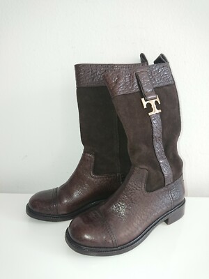   original TORY BURCH Stiefel Stiefeletten US Gr 7 = 37,5 4,5 bester Zustand! 