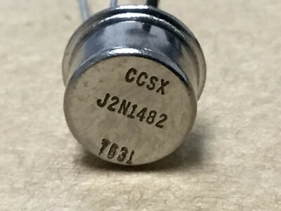(1 PC)  STC  JAN2N1482   Trans GP BJT NPN 55V 1.5A 3-Pin TO-5