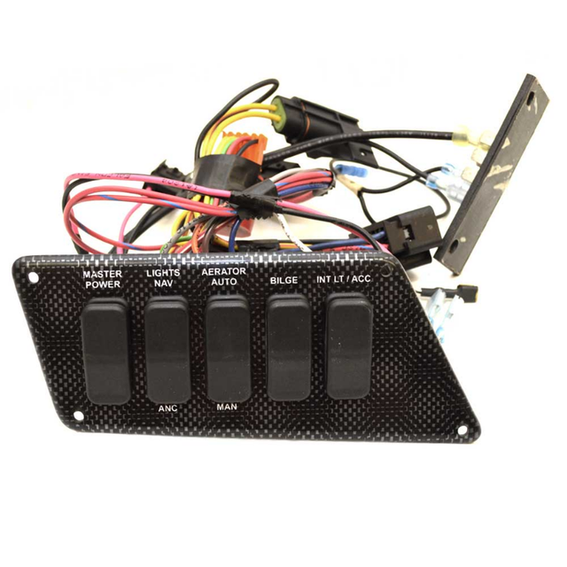 Lund Boat Switch Panel 2025396 1775 Impact Black Gray eBay