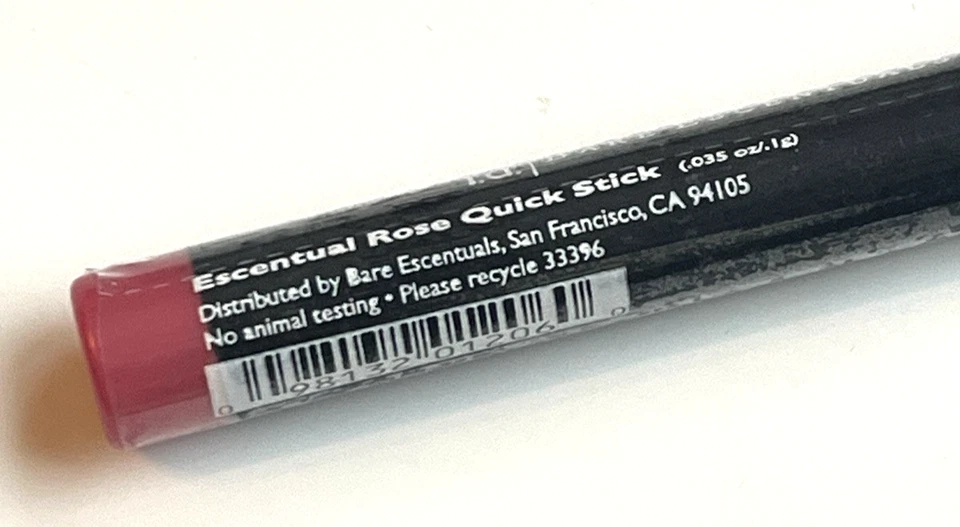 Bareminerals Bare Escentuals Rosa Escentual Barra Rápida Nuevo de Lote Antiguo Sellado Tamaño Completo Foto 2 de 2