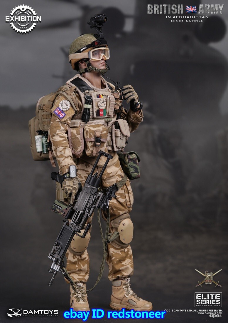 ミリタリー DAMTOYS BRITISH ARMY IN AFGHANISTAN 1/6 DAMTOYS British Army In Afghanistan Minimi Gunner Uniform 1/6