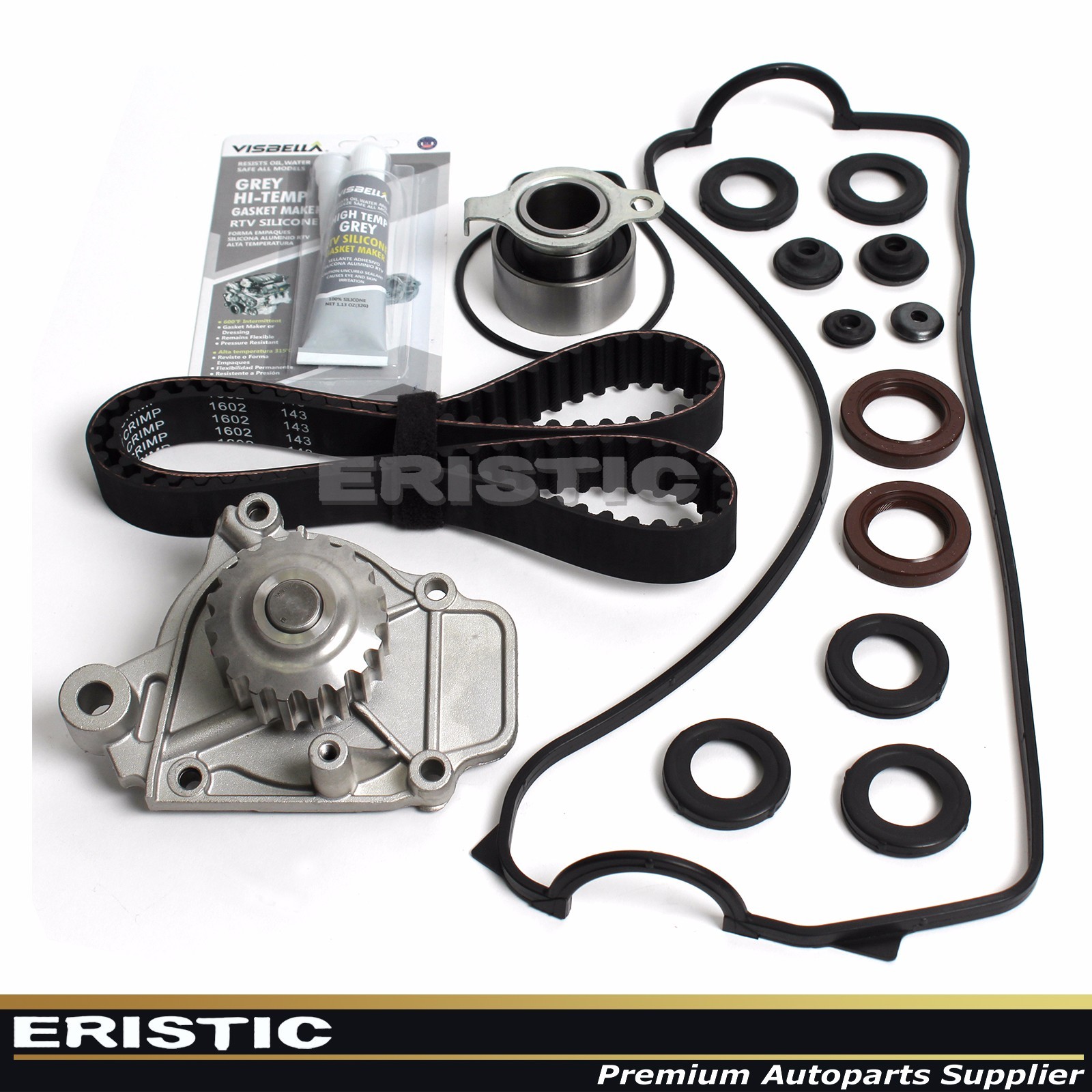 Timing Belt Water Pump w/ Valve Cover Gasket Kit Honda Civic CRV 1.5L