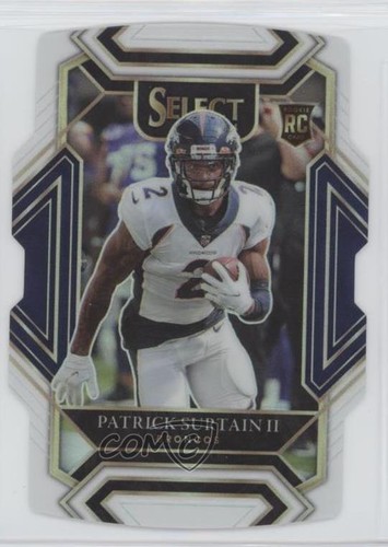 2021 Select Club Level White Prizm Die Cut 99 Patrick Surtain II 285 