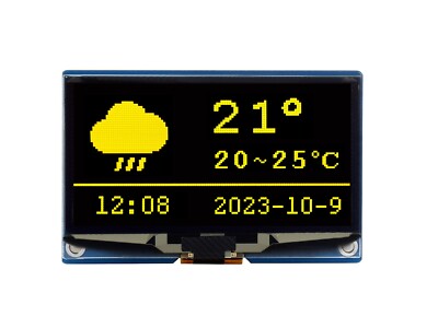 Waveshare 2.42inch OLED Display Module 128×64 Resolution SPI / I2C Communication