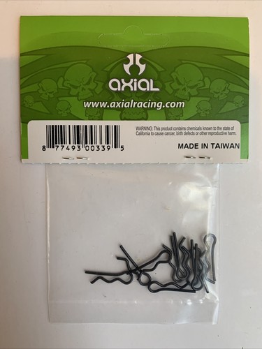 Axial Body Clip 6mm Black (10) - AXA1059 - Picture 2 of 2