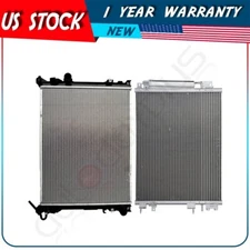 Radiator and AC Condenser Kit For 3897 2766 for 2009-2010 Dodge Charger 5.7L