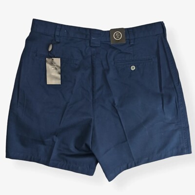 Nike Golf Vintage marineblaue Obsidian Herrenshorts Größe W30 neu mit Etikett Deadstock 2002