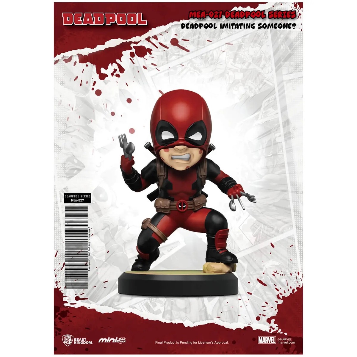 Beast Kingdom Deadpool Series Mini Egg Attack Figurine 6pc Set | eBay