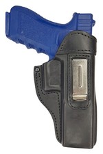IWB 7 Leder Holster f&uuml;r Glock 34 G&uuml;rtelholster Pistoleholster schwarz VlaMiTex