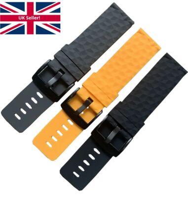 24mm Watch Strap for SUUNTO Traverse Baro Spartan Silicone Rubber Diver  Band UK