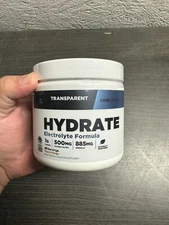 Transparent Labs Hydrate Electrolyte Formula  Peach Mango  40 Servings EXP 08/26