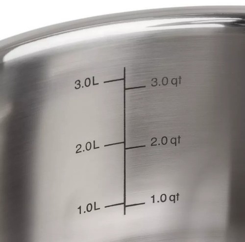 Viking 13 piece Tri-Ply Stainless Steel Cookware Set Glass Lids Mirror Finish - Picture 4 of 8