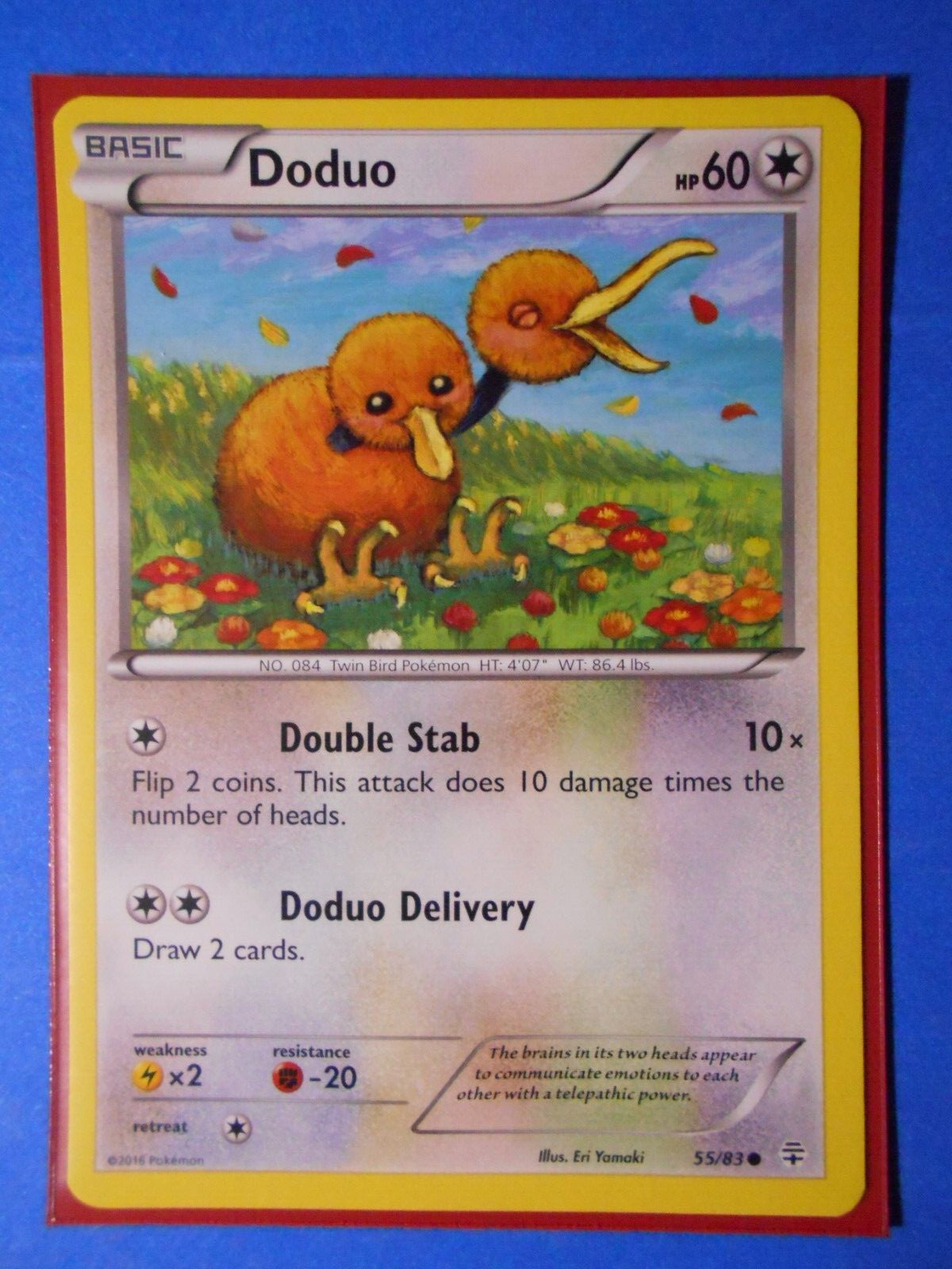 Doduo 55/83 Pokemon card XY Generations common NM