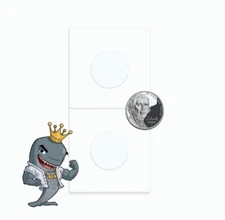 BCW Paper Coin Flips 2x2 - Nickel - 100ct Bundle FREE SHIP