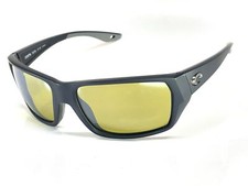 Costa Del Mar Tailfin matte Black frame 580 Sunrise Silver Mirror Glass lens