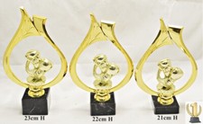 Boxen / Kickboxen Trophäe / Pokal 3er set oder einzeln incl. Beschriftung