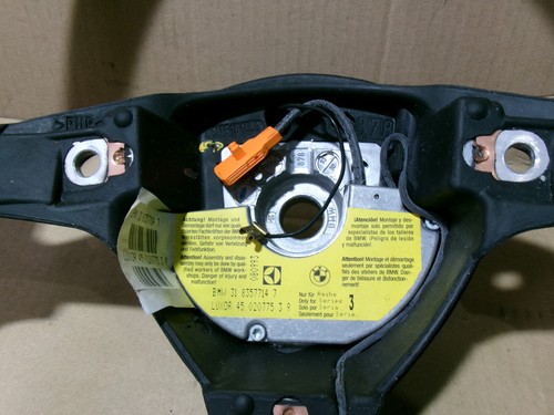 Volante deportivo BMW Serie 3 E36 volante deportivo cuero volante airbag airbag - Imagen 6 de 16