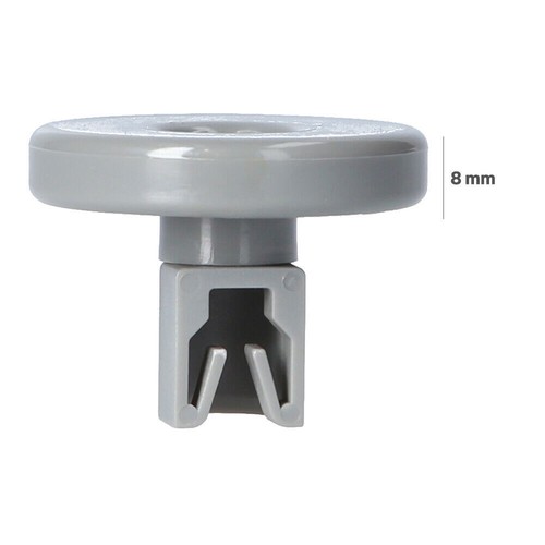 8X Dishwasher Lower Basket Wheels for Zanussi AEG Electrolux Tricity Bendix 40mm - Picture 7 of 7