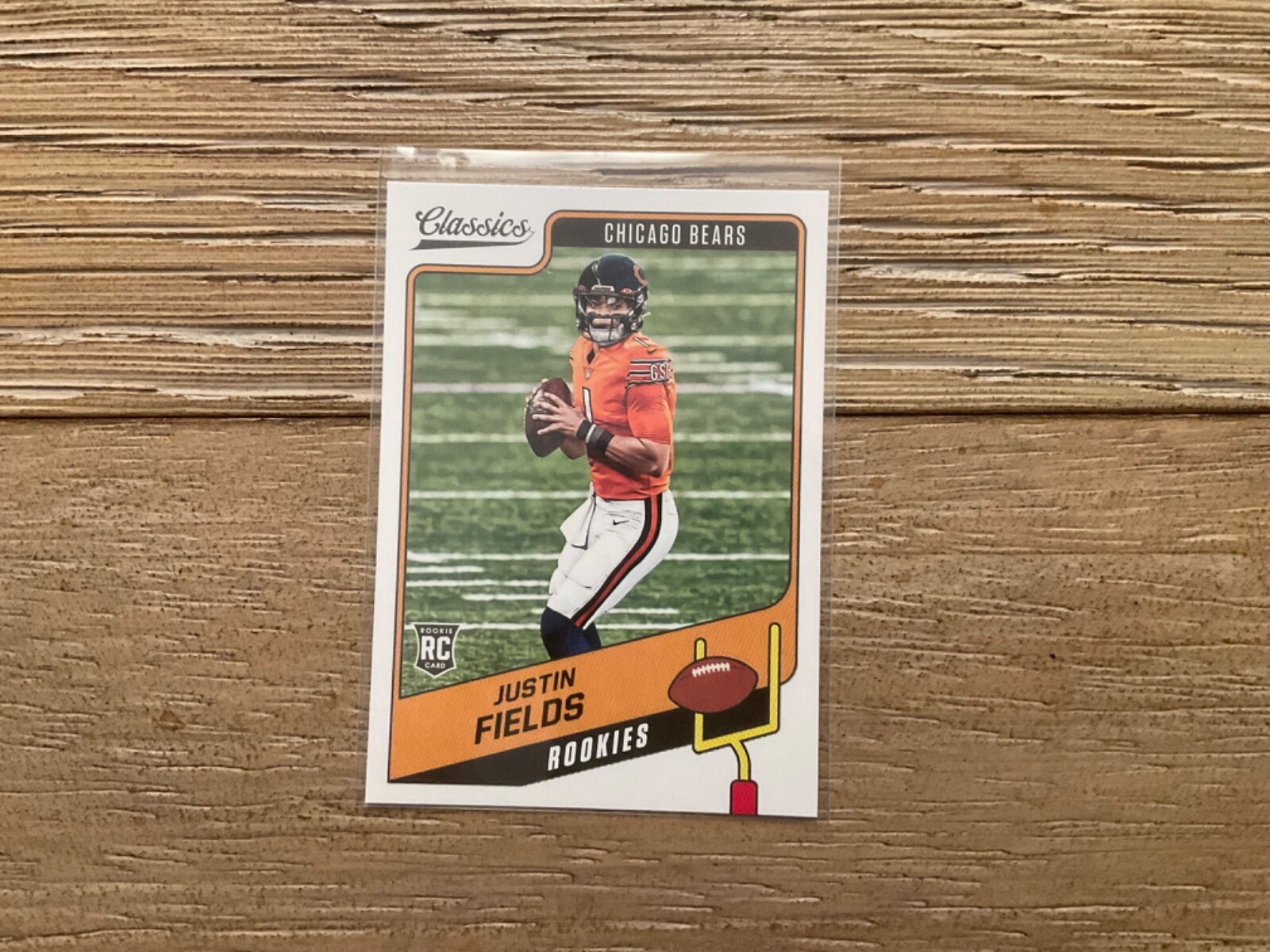2021 Panini Classics Football Justin Fields Rookie Card #154 Chicago Bears