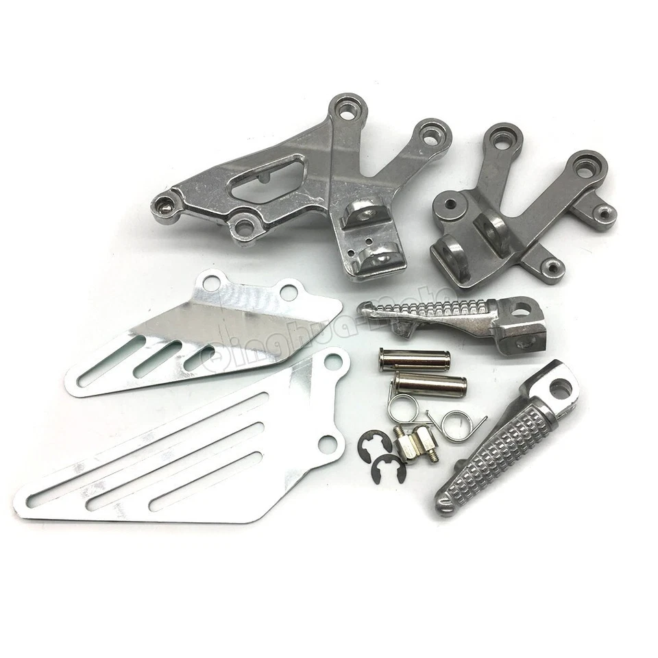 Soporte de estriberas delanteras para conductor apto para motocicleta Kawasaki Ninja ZX12R 2000-2005 Foto 3 de 4