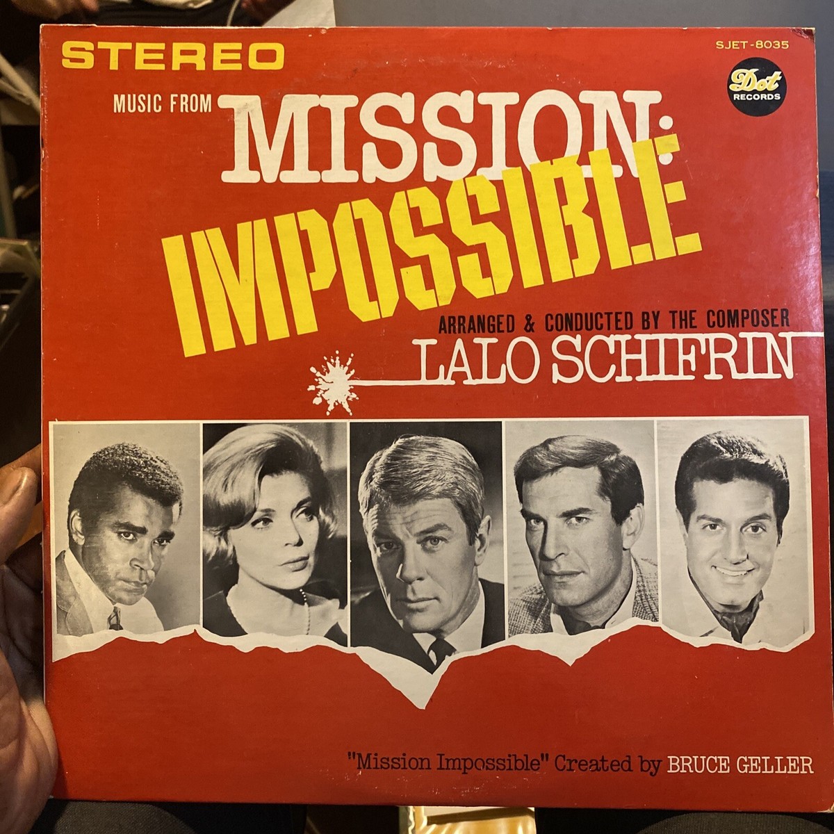 The Impossible Mission　De La Soul　サイン入り LALO SCHIFRIN MUSIC FROM MISSION: IMPOSSIBLE DOT RECORDS