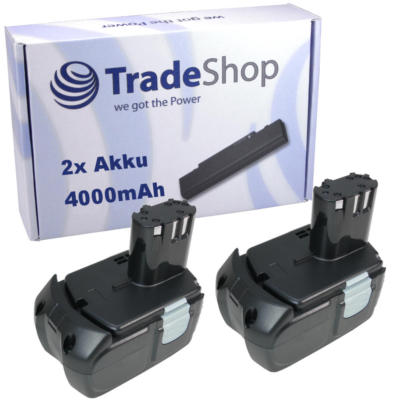 2x Akku 18V 4000mAh Li-Ion für HITACHI DS18DVF3 DS18DFL DS18DFLPC DS 18DL EB 18B