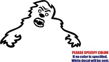 Vinyl Decal Sticker - Skoda Yeti Sad Monster Car Truck Bumper Window JDM Fun 7"