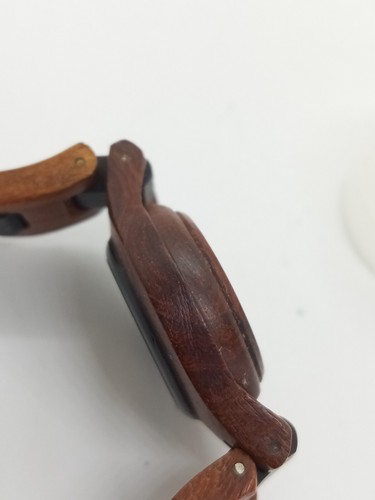 Tense Wood Watch, Women's, Cherry Wood, 27 mm, Canadian, Quartz, New Battery - Bild 11 von 11