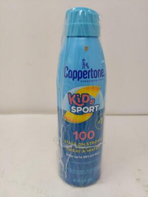 Coppertone Sport Kids SPF 100 Sunscreen Spray 5.5 Oz Water Resistant
