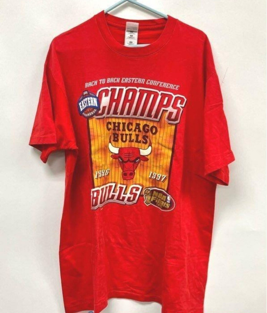 1997年 NBA CHICAGOBULLS　NBAFINALS　Tシャツ 97 | Chicago Bulls 5 Time NBA Finals Champions Tee – ONE OF