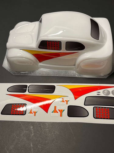 BOKI Racing Unpainted Mini-T Baja Bug Body 1/18 Team Losi 1304 Decal RC Crawler - Picture 13 of 18