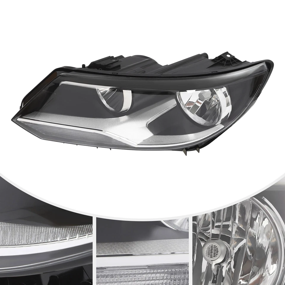 For 2012-2017 Volkswagen Tiguan Driver Side Headlight Halogen Headlight Left LH Foto 3 de 4