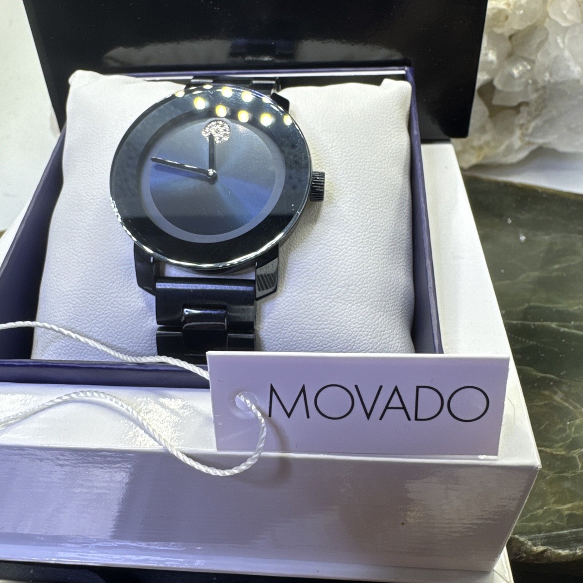 Movado 3600494 Movado Bold Light Blue Dial Ladies Watch Movado