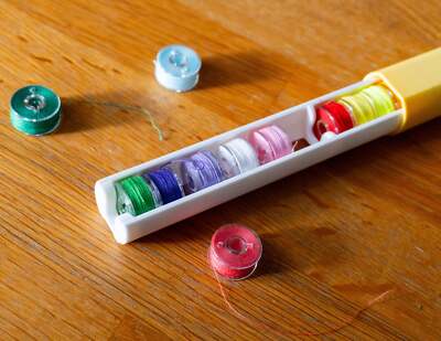 Sewing Bobbin Organizer Case Storage Box Thread Holder Container Large Capacity