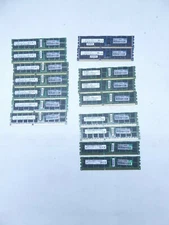 (256GB) Lot of 16 SKHynix,Samgung,Elpida,Micron 16GB 2Rx4 PC3-14900R Memory Ram