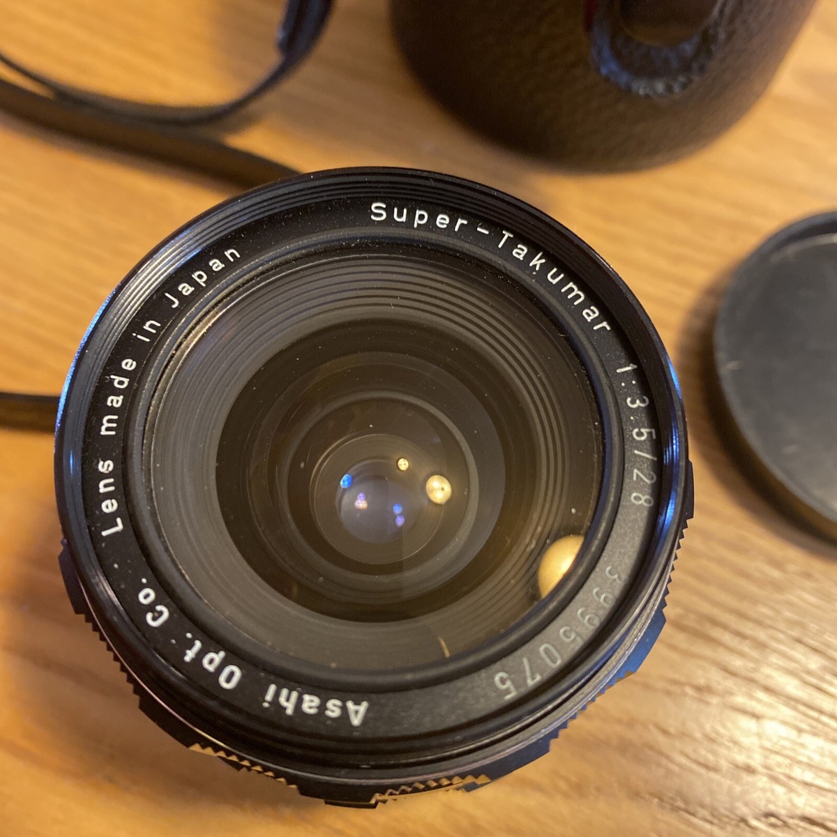 Pentax Asahi Super Takumar 1:3 5/28 Camera Lens w/ Front