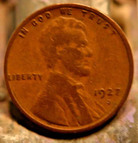 1927-S Lincoln Cent 1c.   (#5571)