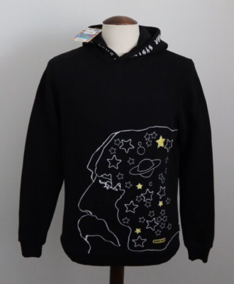 BNWT Wrangler x Peter Max Black Pull Over Hoodie Limited Edition - Size Small
