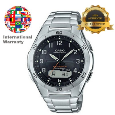 International Warranty WVA-M640D-1A2JF Wave Ceptor Men's Watch