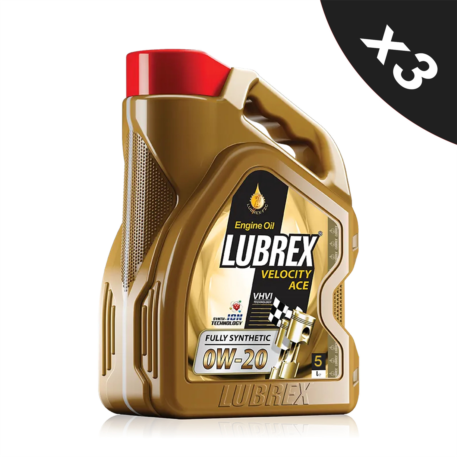 Lubrex 0W-20 Fully Synthetic Engine Oil ILSAC GF-6A Dexos1 Gen2 - 3x5L