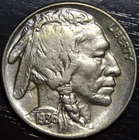 1936 S Buffalo Nickel 5c