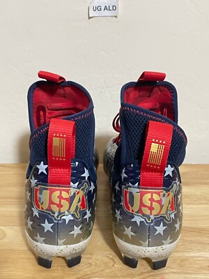 Under Armour Spotlight Lux MC LE USA Football Cleats Size  display picture 2