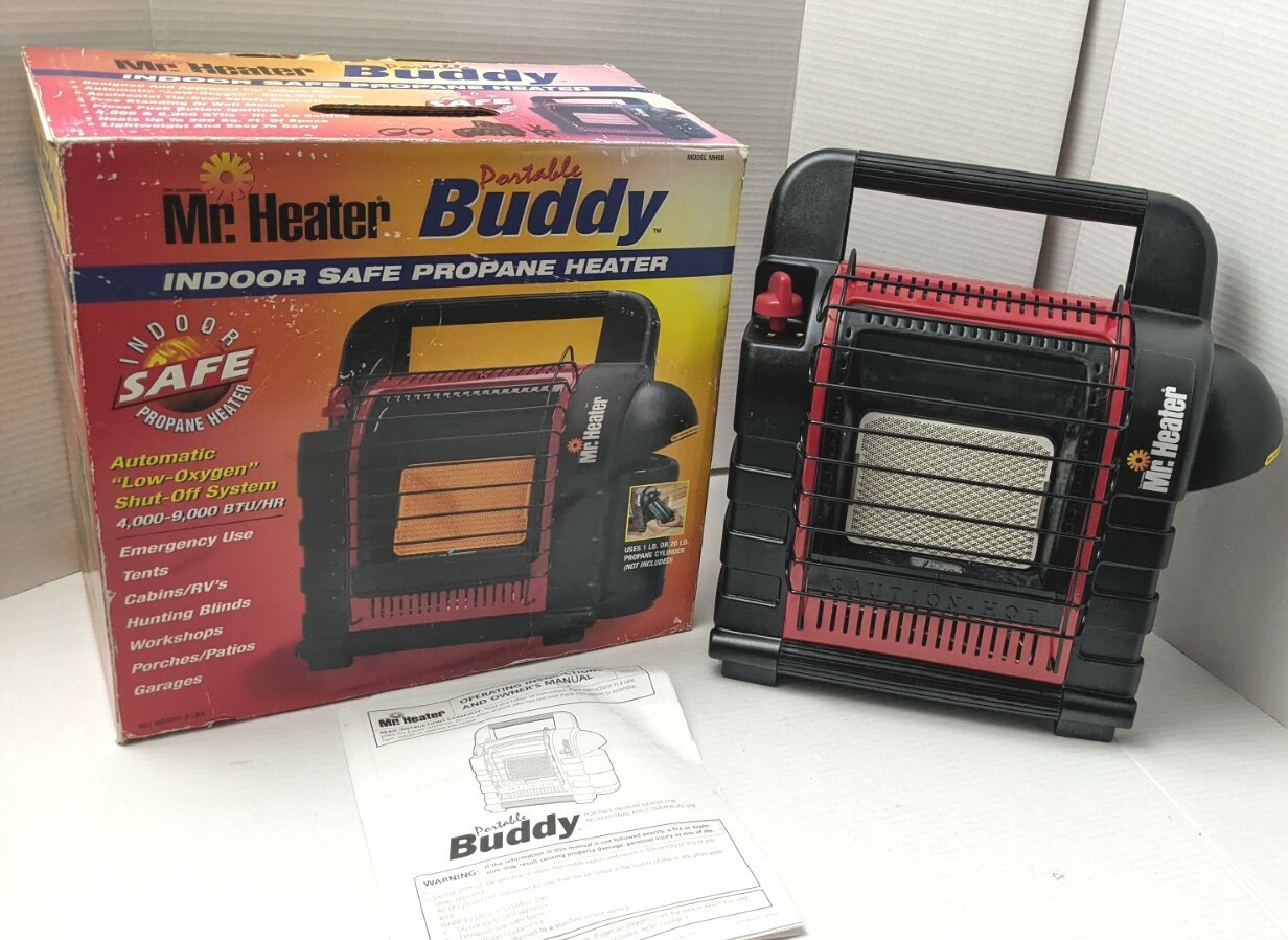 Mr. Heater Buddy Heater MH9B Portable Propane 9,000 BTUs | eBay