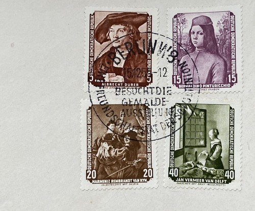 Sammlerstück 2 FDC 1955 MiNr. 504-509 mit Ersttagssonderstempel vom 15.12.1955 - Bild 4 von 4