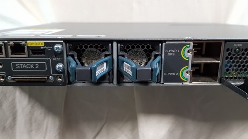 Cisco ws-c3750x-24t-s v06 Commutateur Gigabit Ethernet 24 ports avec oreilles montées en rack ON - Photo 3/17