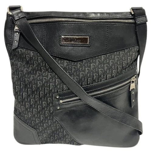 Sac Christian Dior Dior Trotter noir bandoulière homme femme GZl16clo
